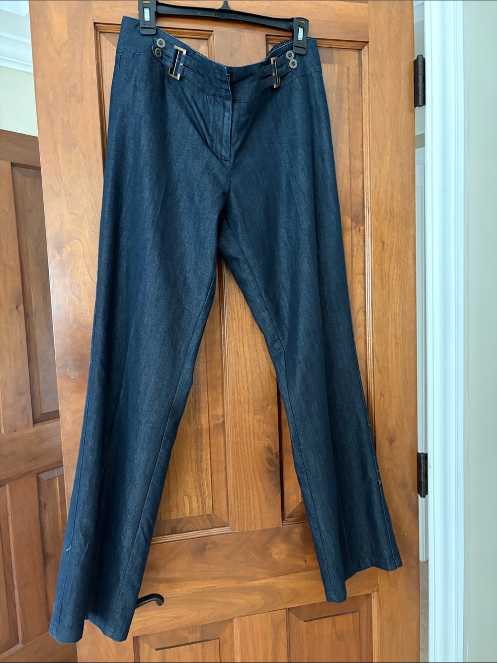 Dark Navy Straight Leg Women's Pants